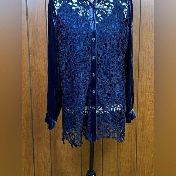 Johnny Was Flicka Button Down Shirt size S - Picture 7 of 12